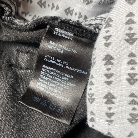 Copper Oak Slim Straight 34X32 Black - Picture 4 of 7